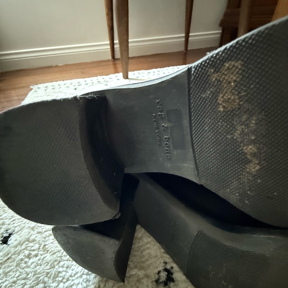RAG & BONE Soren Leather Ankle Boots, Size 37.5 US 7.5 - Picture 15 of 16